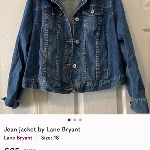 Lane Bryant Medium Wash Denim Jacket